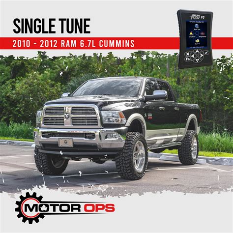 Single Tune without hardware for 2010-2012 RAM 6.7L Cummins – Motor Ops