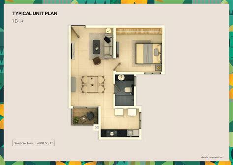 Floor Plan | Provident Ecopolitan | 1, 2 & 3 BHK Apartments