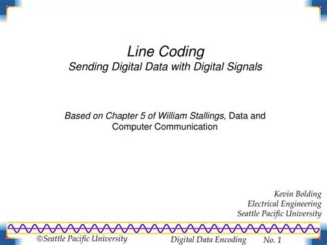 Digital Line Coding 的图像结果
