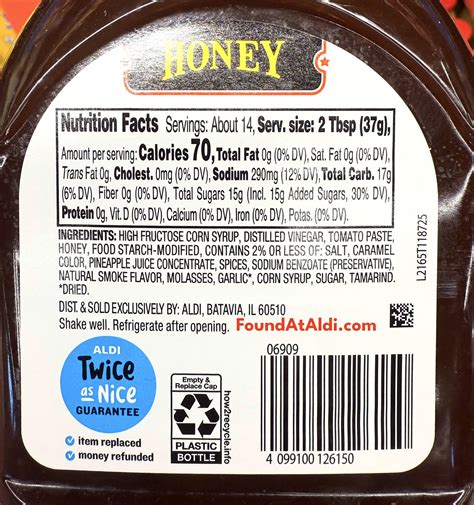 Burman's Honey BBQ Barbecue Sauce