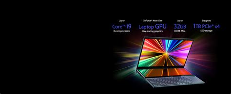 ASUS Zenbook Pro Duo 15 OLED (2022),15.6"(39.62 cms) 4K OLED Touch ...