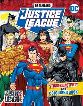 Buy Justice League Stickers Activity and Colouring Book Book Online at ...