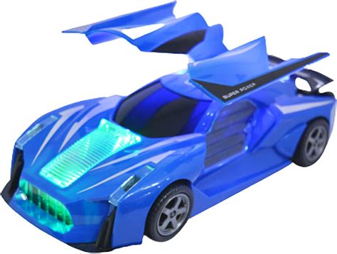 Buy Saubhagya Global Dancing 3D Flashing Led Light Music Car, 3AA ...