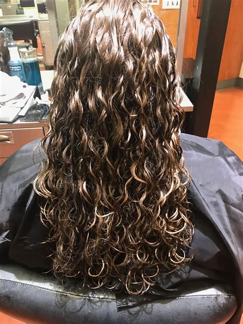 medium spiral curly hairstyles | Spiral perm long hair, Long hair perm ...
