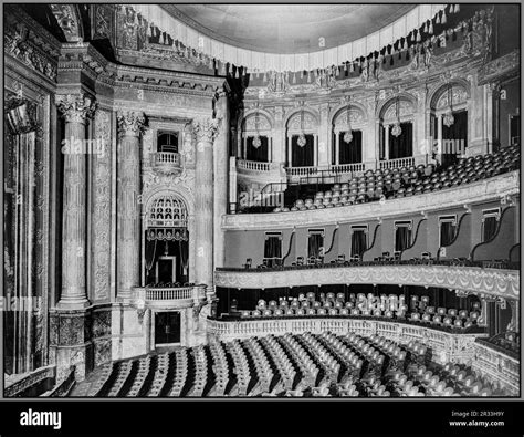 NEW THEATER NY INTERIOR HISTORIC 1900s Auditorium of the New Theater ...