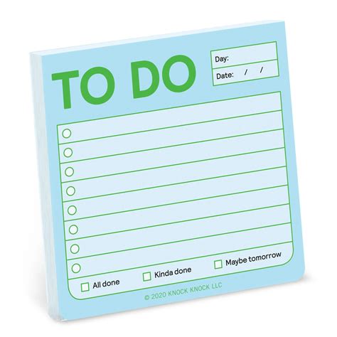 Knock Knock To Do Sticky Notes (Pastel Edition) by Knock Knock - TikTok ...