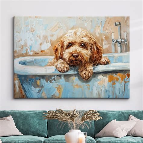 Image result for Cockapoo Puppy Bath