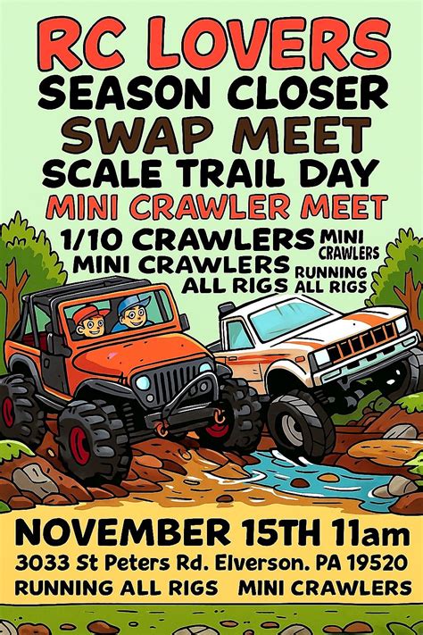 RC LOVERS SWAP MEET 3033 ST PETERS RD ELVERSON PA 19520, St. Peters ...