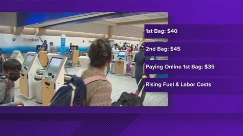 American Airlines checked baggage fee price raised | wfaa.com