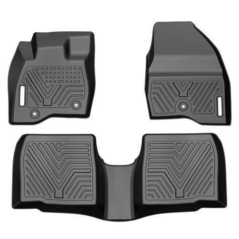 Ledkingdomus TPE Rubber Front and Rear for 2015-2019 Ford Explorer ...