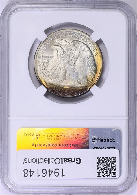 1945 Walking Liberty Half Dollar NGC MS-66 (Toned) (Item 1946148 ...