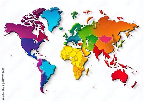 Image result for Basic Map of World