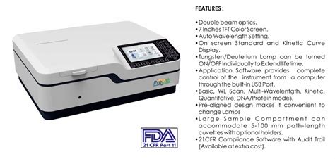 Digital Spectrophotometers - Double Beam Uv Vis Spectrophotmeter ...