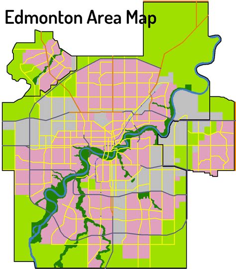 Edmonton Map - Canada