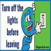 A DRAWING OF A TOPIC-BE POLITE TURN OFF THE LIGHT - Brainly.in