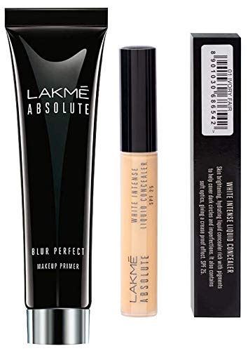 Lakmé Absolute Blur Perfect Makeup Primer, 30g And Lakmé Absolute White ...