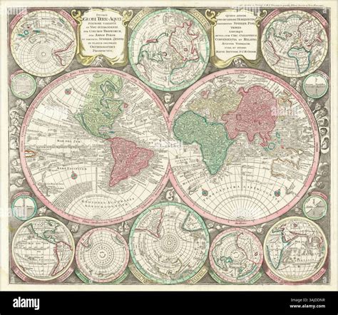 1730 world map hi-res stock photography and images - Alamy