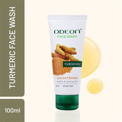 Buy Turmeric Facewash 100ml for Natural Glow & Acne Control – ODEON
