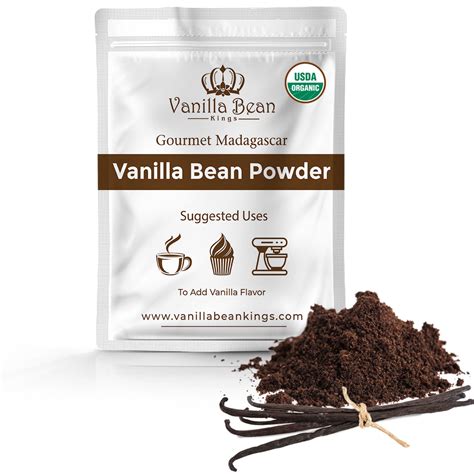 Organic Vanilla Bean Powder - Pure Ground Madagascar Vanilla Powder Fo ...