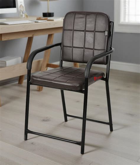 KITHANIA Iron Ergonomic Design Office Visitor Chair Home Computer Study ...