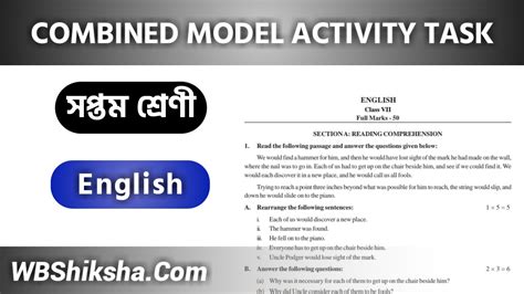 Image result for Model Activity Task Class 7Er English Part 5