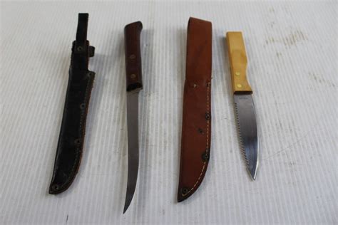 (2) Decorative Knives with Sheaths - Bodnarus Auctioneering