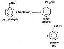 Benzaldehyde is converted to benzyl alcohol by - Tardigrade