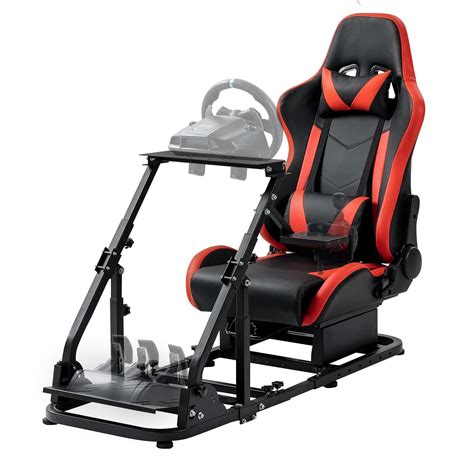 Buy Marada Racing Simulator Cockpit 4 Arms with Red Seat Compatible ...