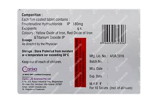 Fenixa 180 MG | Order Fenixa 180 MG Tablet Online at Truemeds