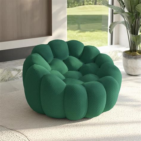 Sdorens Bubble Couch, Oversized Single Lazy Sofa, Modern Upholstered ...