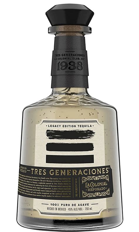 TRES GENERACIONES LA COLONIAL TEQUILA REPOSADO 750ML – Remedy Liquor