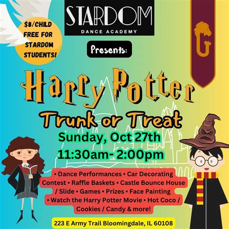 Harry Potter Trunk or Treat, 219 E Army Trail Road, Bloomingdale, IL ...