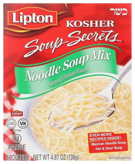Amazon.com : Lipton, Soup Mix Kosher Chicken Noodle, 4.09 Oz ...