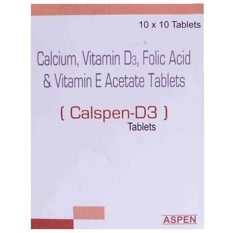 Calspen D3 Tablet | Uses, Side Effects, Price | Apollo Pharmacy