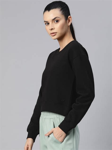 Alcis Women Motion Typography Printed Sweatshirt