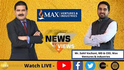 News Par Views: Anil Singhvi in Conversation With Sahil Vachani, MD ...