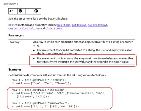 Adobe JavaScript Export Value Set Items 的图像结果