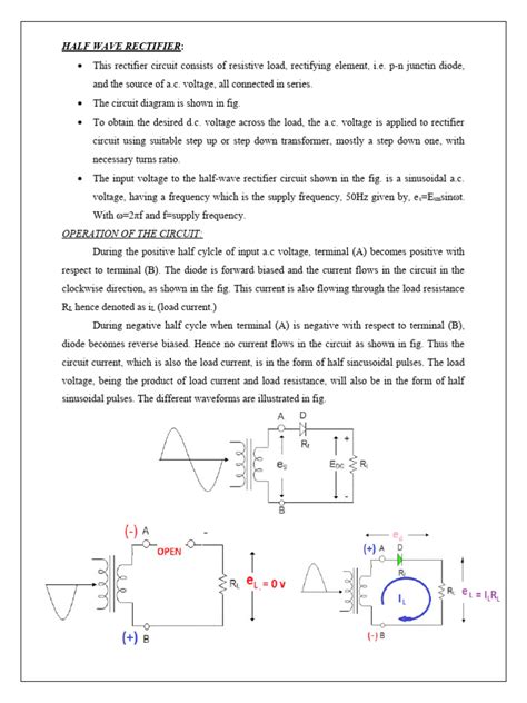 Image result for Half-Wave Rectifier Introduction Page