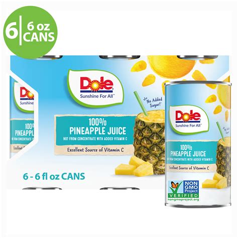 Dole Pineapple Juice Carton