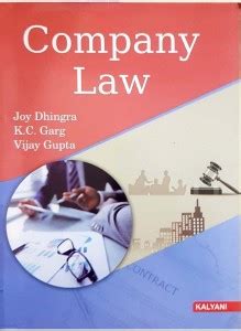 COMPANY LAW: Buy COMPANY LAW by JOY DHINGRA, K C GARG, VIAJY GUPTA at ...