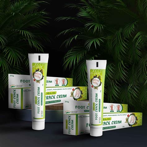 Healing Pharma Foot Crack Cream 25g(Pack of 2)