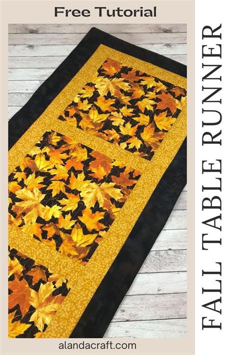 Image result for Easy Fall Table Runner Patterns