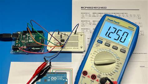Analog Voltage with MCP4822 and Arduino
