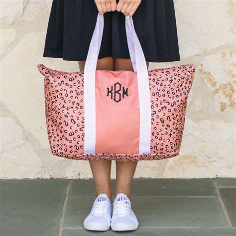 Personalized Packable Travel Duffel Bag