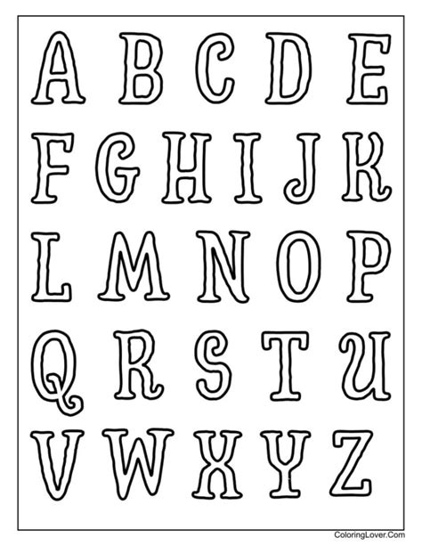 Alphabet Coloring Pages 的图像结果