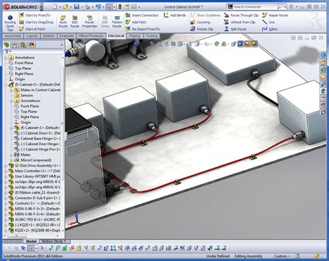 Image result for SolidWorks Cable Routing