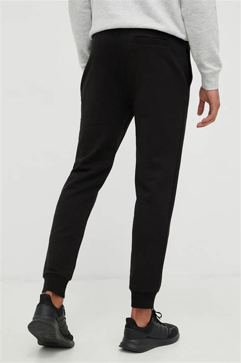 Guess spodnie dresowe ALDWIN męskie kolor czarny gładkie Z2YB22 KAIJ1 ...