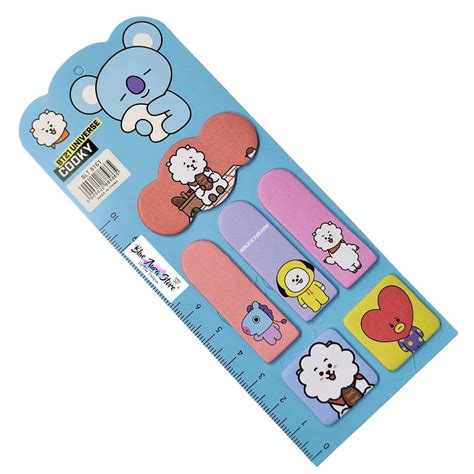 Blue Aura BT21 BTS Sticky Notes (Pack of 1) Sticky Labels for Art ...