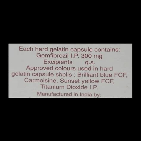 LOPID 300MG CAPSULE 10'S Price, Uses, Side Effects & Substitutes | Medkart