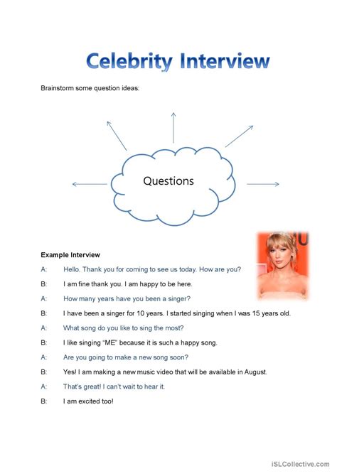 Interview a Famous Person 的图像结果